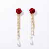 Rose Tassel Earring