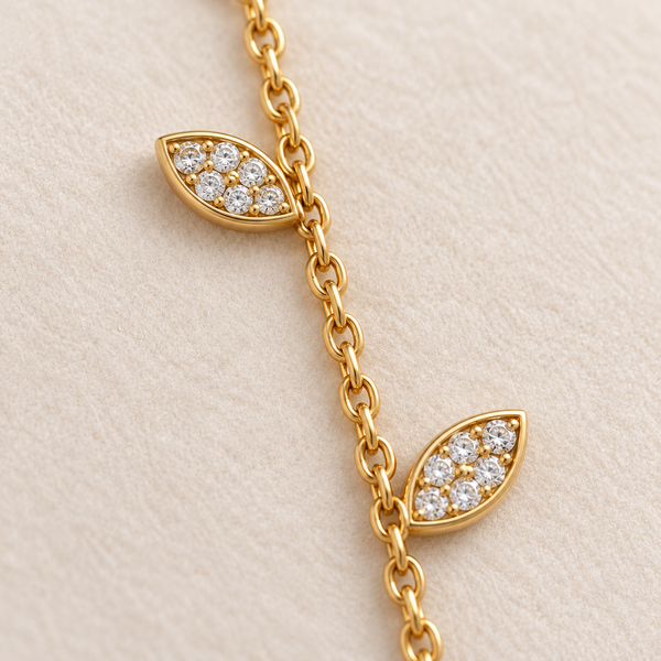 Leaf Charms Handchain