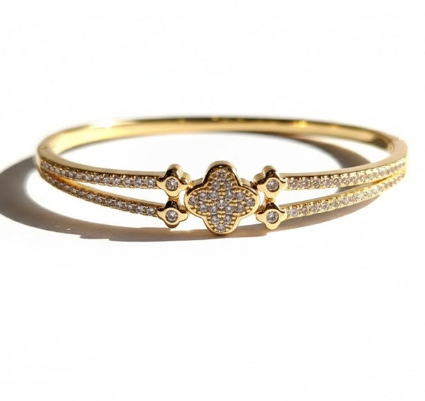 Crowned Clover Bracelet