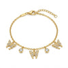 Butterfly Charm Anklet