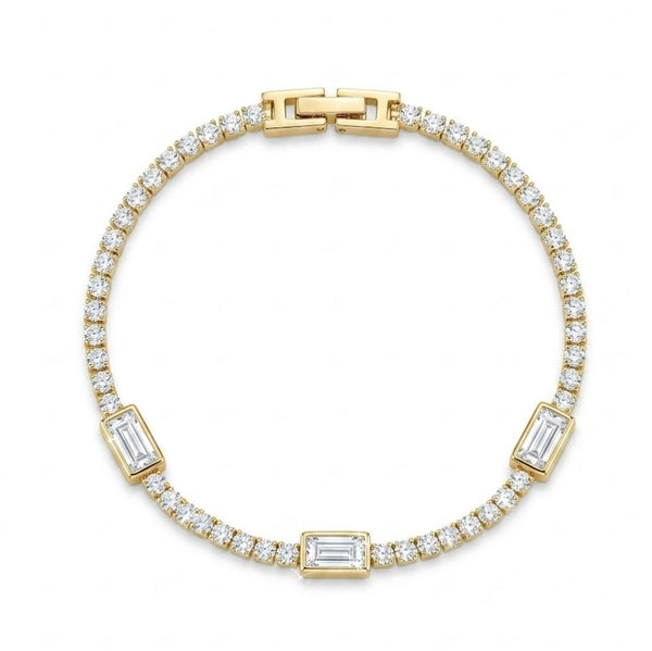 Cubo Crystal Nene Tennis Bracelet