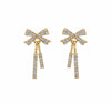 Crystal Bow Dangle Earring