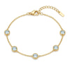 Crystal Sphere Chain Bracelet