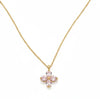 Dainty Pink Bloom Necklace