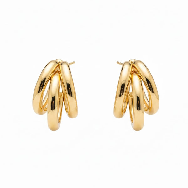 Triple Claw Everyday Earrings