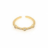 Zircon Stone Adjustable Ring