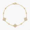 Lily Studded Chain Bracelet