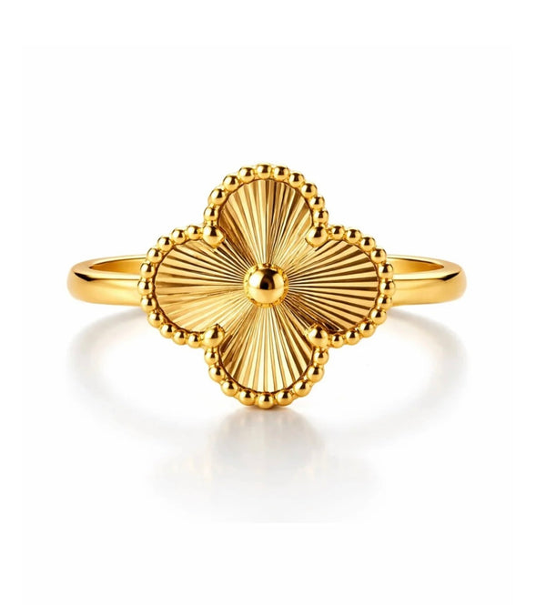 Gold Clover Ring