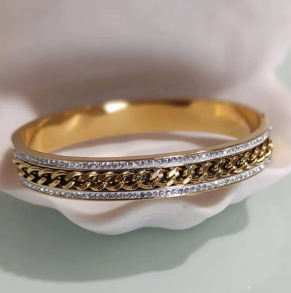 Chain Stud Bangle