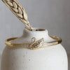 Clear Crystal Pave Swan Bangle