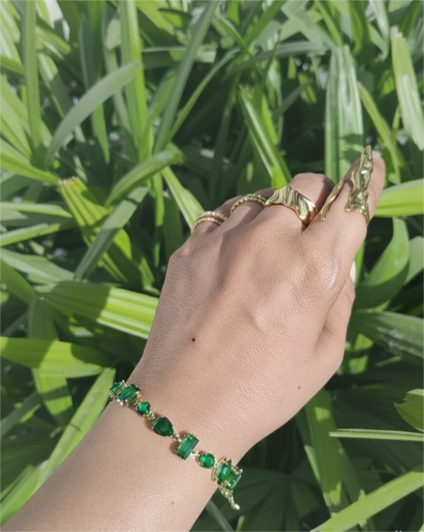 Emerald Gena Bracelet