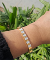 Crown Stone Stud Bracelet