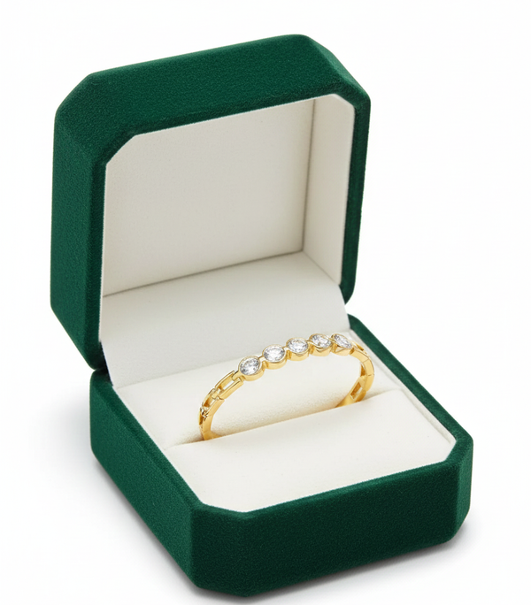 Golden Stream Bangle Bracelet