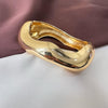 Wavy Metal Cuff Bracelet
