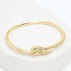 Snake Motif Bangle Bracelet
