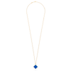 Blue cleef Neckalce