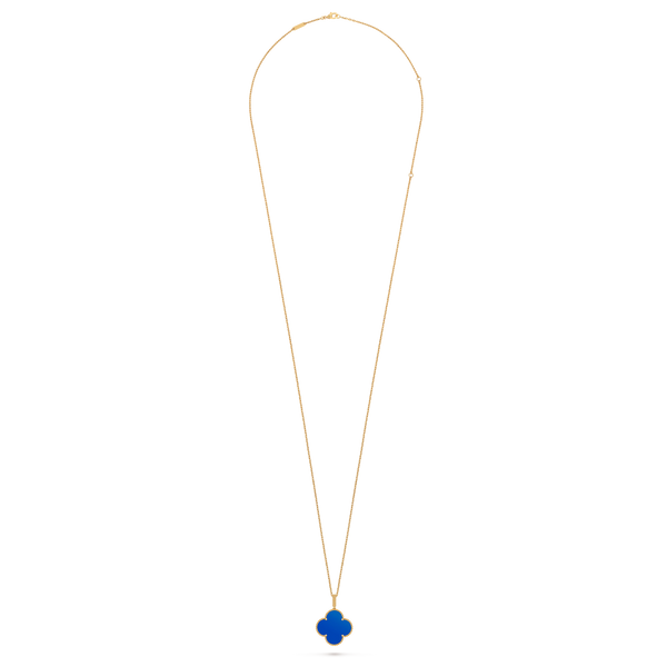 Blue cleef Neckalce
