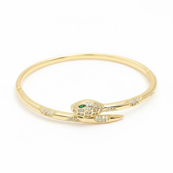 Snake Motif Bangle Bracelet