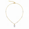 Cube Crystal Dangle Necklace