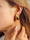 Gold Teardrop Earring
