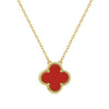 Red clover necklace