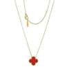 Red clover necklace