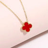 Red clover necklace