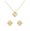 Gold clover set