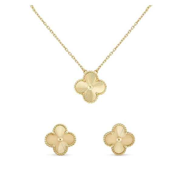 Gold clover set