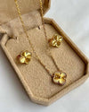 Gold clover set