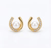 Ox Bow Pearl Earring