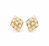 Square Pearl Stud Earring