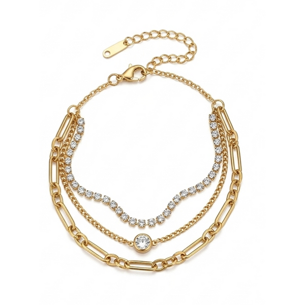 Linked Layer Bracelet