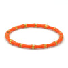 Orange Bamboo Bracelet