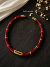 Maroon Bamboo Bracelet