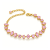 Blush Pink Crystal Bracelet