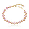 Blush Pink Crystal Bracelet- DR