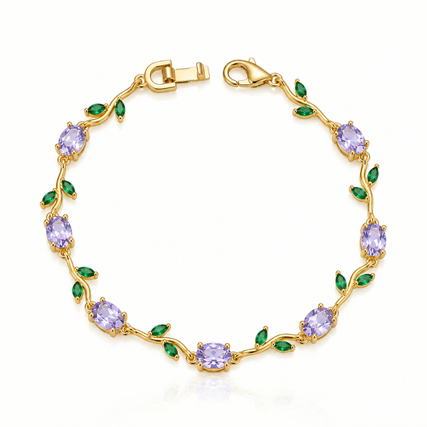 Lavi Tulip Emerald Leaf Bracelet