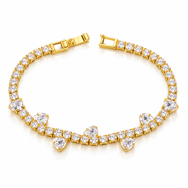 Luxe Teardrop Stud Bracelet