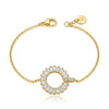 Halo Crystal Studded Bracelet