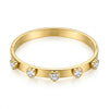 Gold Heart Brick Bracelet