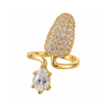 Pan Studded Statement Ring