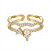 Bow Pearl Ring