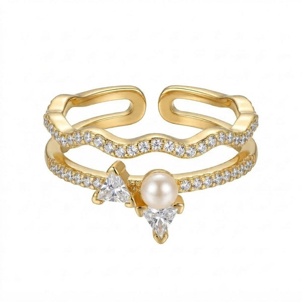 Bow Pearl Ring