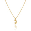 Spiral Studded Necklace