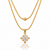 Luxe Crystal Cube Necklace