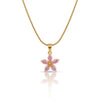 Crystal Blush Bloom Necklace