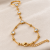 Heart Studded Handchain