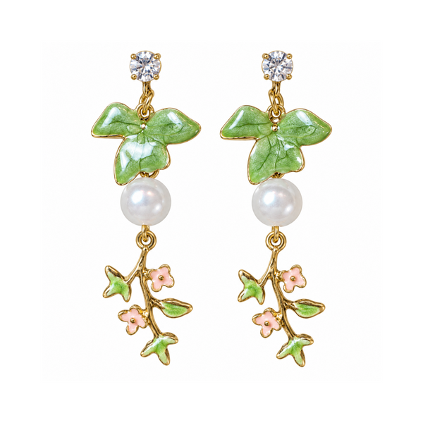 Pearl Floral Bloom Earrings