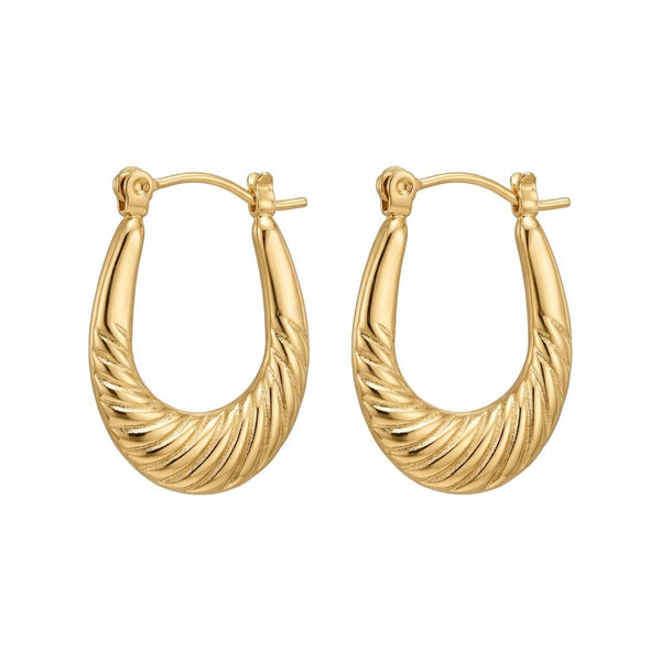 Crescent Wave Earrings